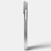 Coques Case-Mate iPhone Glittery Silver Foil Modern Girl Signature (Verso / Gauche)