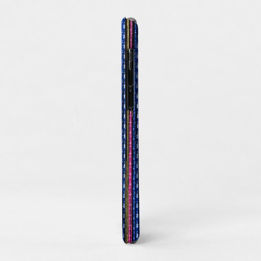 Coques Case-Mate iPhone Glitz et Glam Sparkly Stripes (Dos/Gauche)