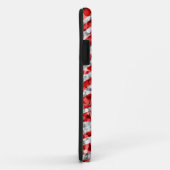 Coques Case-Mate iPhone Glitz Zebra Red monogramme iPhone "argent" (Dos/Droite)
