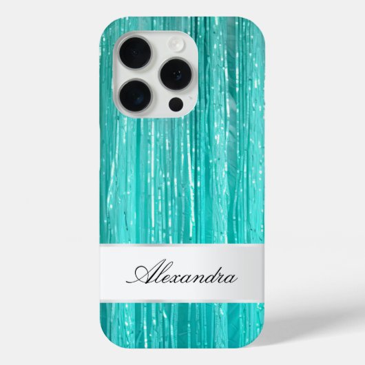 Coques Case-Mate iPhone Glitzy Glitzy Tinsel Stripes (Verso)