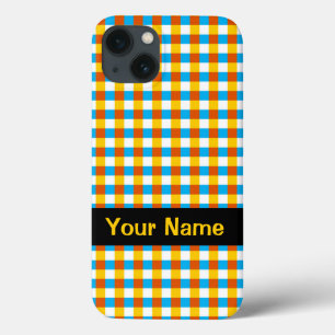 iPhone 13 Coque Globe Check 'Nom' iPad mini à peine là