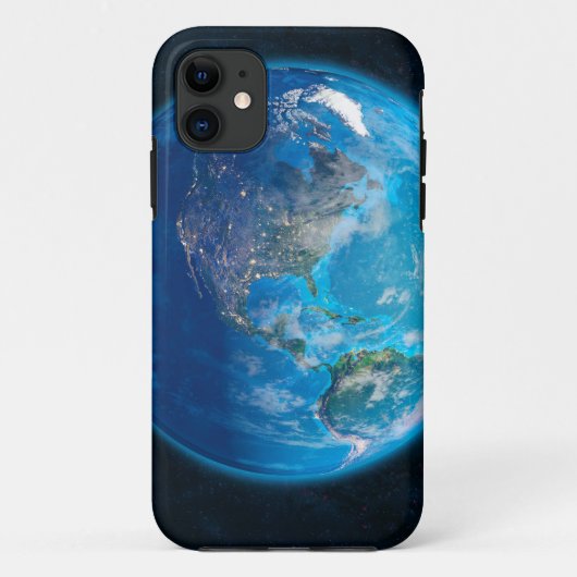 Coques Case-Mate iPhone Globe DayNight Amérique (Dos)