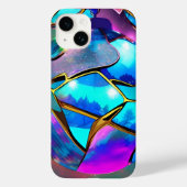 Coques Case-Mate iPhone Globe de l'Iridescente spatiale (Verso)