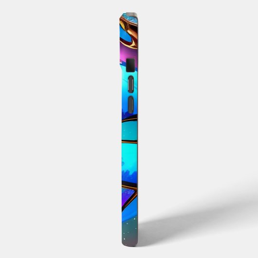 Coques Case-Mate iPhone Globe de l'Iridescente spatiale (Verso / Gauche)