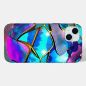 Coques Case-Mate iPhone Globe de l'Iridescente spatiale (Verso (horizontal))