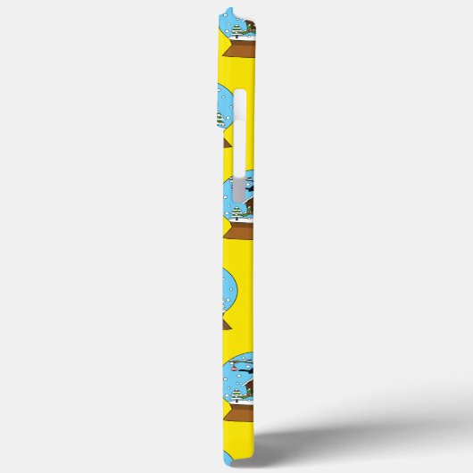 Coques Case-Mate iPhone Globe des neiges avec chant Blackbird (Verso / Gauche)