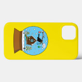 Coques Case-Mate iPhone Globe des neiges avec chant Blackbird (Verso (horizontal))