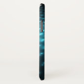 Coques Case-Mate iPhone Globes bleus 3D (Dos/Droite)