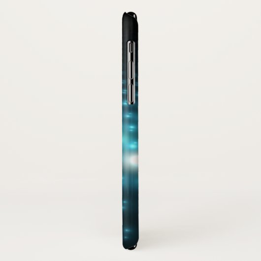 Coques Case-Mate iPhone Globes bleus 3D (Dos/Gauche)