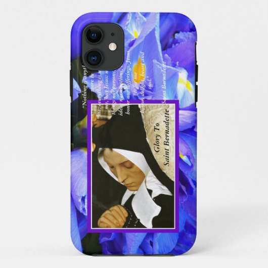 Coques Case-Mate iPhone Gloire À Saint Bernadette (Dos)