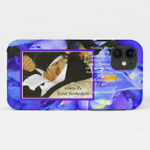 Coques Case-Mate iPhone Gloire À Saint Bernadette (Dos (Horizontal))