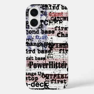 Coques iPhone 16 Gloire du baseball Mots du drapeau américain gru