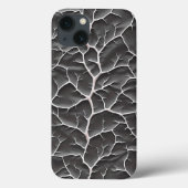 Coques Case-Mate iPhone Glossy Dark Gray iPhone Case Branch Texture (Verso)