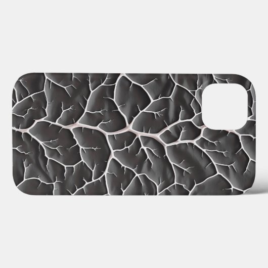 Coques Case-Mate iPhone Glossy Dark Gray iPhone Case Branch Texture (Verso (horizontal))