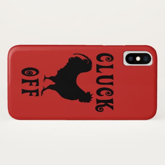 Coques Case-Mate iPhone Gloussement outre de poulet (Dos (Horizontal))