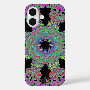 Coques iPhone 16 Glyphe du spectre d'incandescence