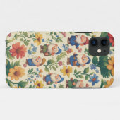 Coques Case-Mate iPhone Gnome a flower motif design (Dos (Horizontal))