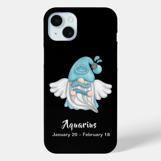 Coques Case-Mate iPhone Gnome Aquarius Astrologie Signal Angel (Verso)