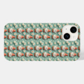 Coques Case-Mate iPhone Gnome et marguerite Motif sans couture (Verso (horizontal))