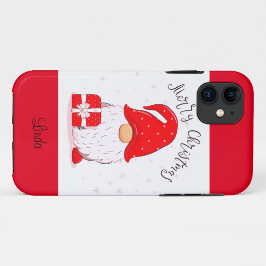 Coques Case-Mate iPhone Gnome joyeux (Dos (Horizontal))
