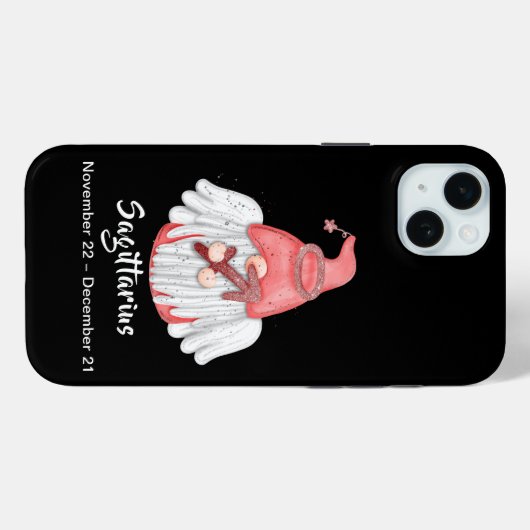 Coques Case-Mate iPhone Gnome Sagittarius Astrologie Signal Angel (Verso (horizontal))