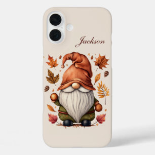 Coques iPhone 16 Plus gnome saisonnier ajouter un nom