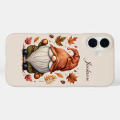 Coques Case-Mate iPhone gnome saisonnier ajouter un nom  (Verso (horizontal))
