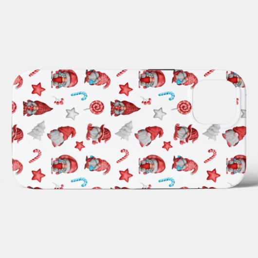 Coques Case-Mate iPhone Gnomes de Noël (Verso (horizontal))