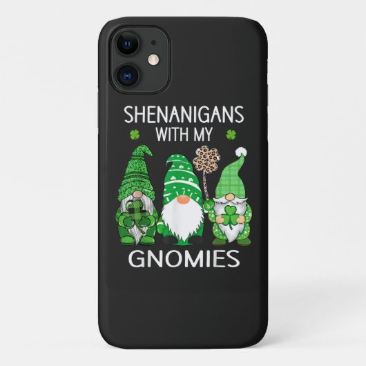 Coques Case-Mate iPhone Gnomes léopard de la chance de la Saint-Patrick (Dos)