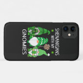 Coques Case-Mate iPhone Gnomes léopard de la chance de la Saint-Patrick (Dos (Horizontal))