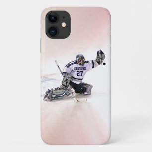 Case-Mate iPhone Case Goalkeeper De Hockey Sur Glace Avec Votre Nom Dess
