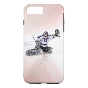 Case-Mate iPhone Case Goalkeeper De Hockey Sur Glace Avec Votre Nom Dess