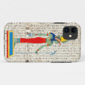 Coques Case-Mate iPhone Goddes égyptiens anciens Hiéroglyphes Design (Dos (Horizontal))