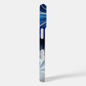 Coques Case-Mate iPhone Goddess Celestial White Blue Head Février - (Verso / Droite)