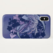 Coques Case-Mate iPhone Goddess de lune violette Wiccan Triple Moon Symbol (Dos (Horizontal))