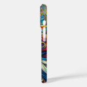 Coques Case-Mate iPhone Goddess Head flow turquoise Cheveux Avril - (Verso / Gauche)