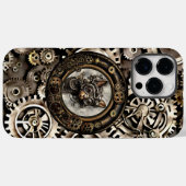 Coques Case-Mate iPhone Goggles de chat Steampunk - iPhone X 14 PRO MAX Co (Verso (horizontal))