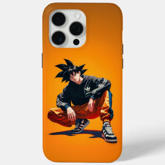 Coques Case-Mate iPhone Goku Style Saiyan Urbain (Verso)