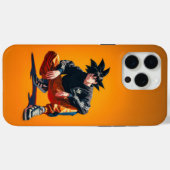 Coques Case-Mate iPhone Goku Style Saiyan Urbain (Verso (horizontal))