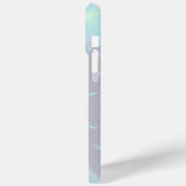 Coques Case-Mate iPhone GOLD CADUCEUS SYMBOLE INFIRMIER INSCRIT Bleu clair (Verso / Gauche)
