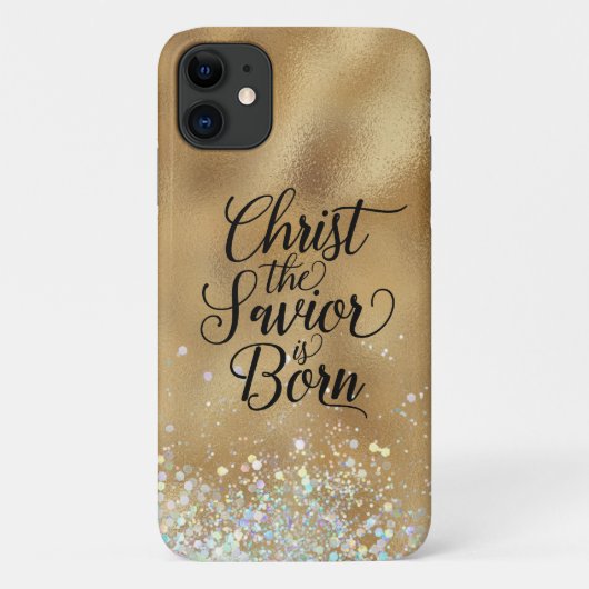 Coques Case-Mate iPhone Gold Christ le Sauveur Noël chrétien (Dos)