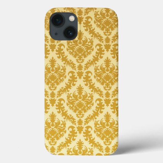 Coques Case-Mate iPhone Gold damask (Verso)