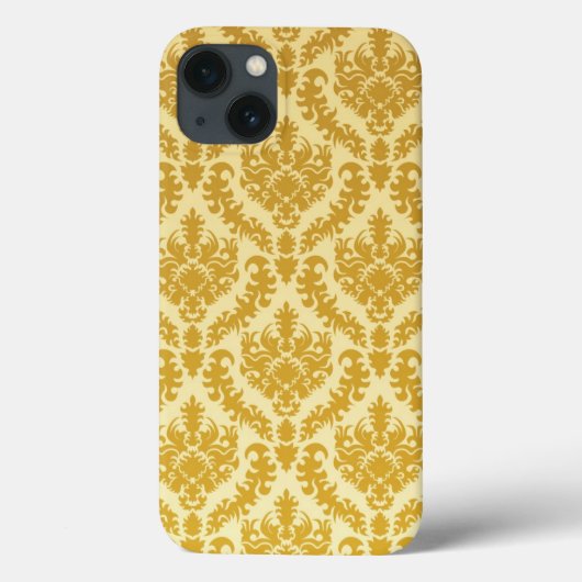 Coques Case-Mate iPhone Gold damask (Verso)