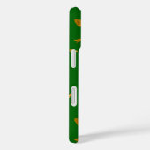 Coques Case-Mate iPhone Gold Flakes sur Emerald Green (Verso / Droite)