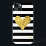 Etui iPhone Case-Mate Gold Foil Heart<br><div class="desc">IDENTIFICATION ♡ Add your name, monogram, message, etc. ♡'use your favorite fonts. ♡ Add custom colors. PLEASE NOTE ♡ Colors Displayed online may vary slightly from the actual product. ♡ This design has element that are designed to look métallc gold, but no metallic ink or foil will be printed on...</div>