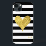 Etui iPhone Case-Mate Gold Foil Heart<br><div class="desc">IDENTIFICATION ♡ Add your name, monogram, message, etc. ♡'use your favorite fonts. ♡ Add custom colors. PLEASE NOTE ♡ Colors Displayed online may vary slightly from the actual product. ♡ This design has element that are designed to look métallc gold, but no metallic ink or foil will be printed on...</div>