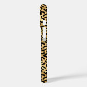 Coques Case-Mate iPhone Gold Foil Leopard Print Monogrammed (Verso / Gauche)