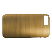 Coques Case-Mate iPhone Gold Foil Motif métallique de luxe (Dos (Horizontal))