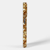 Coques Case-Mate iPhone Gold Glam Stars Confetti (Verso / Droite)