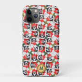 Coques Case-Mate iPhone Gold Green Bernese Mountain Chien Mignon Noël (Dos)
